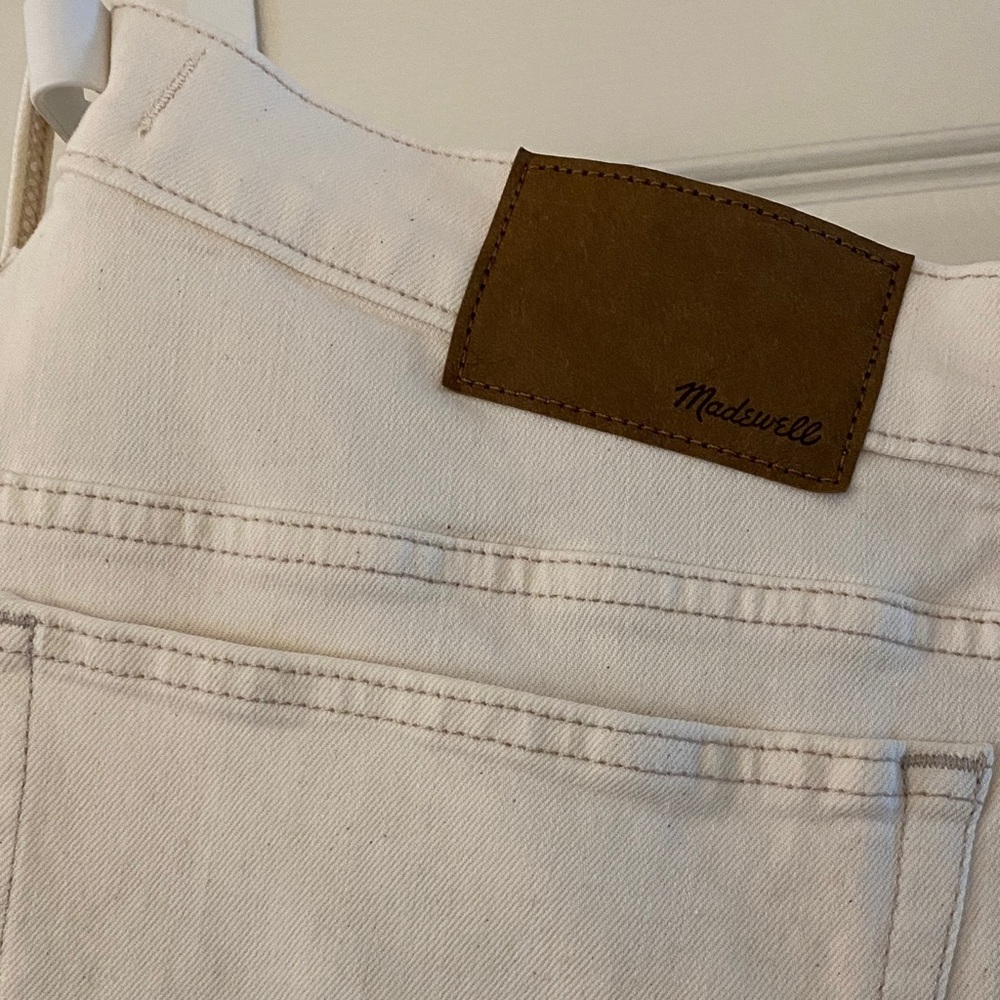 Madewell canvas jeans 91 straight 35 x 30